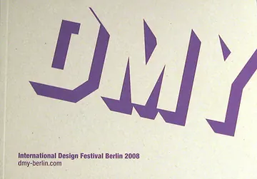Copertina di DMY International Design Festival Berlin, 2008