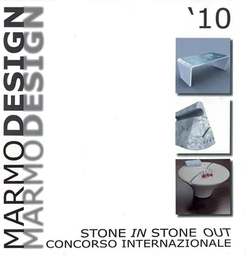 Copertina di «Marmodesign '10», Stone in stone out, concorso internazionale